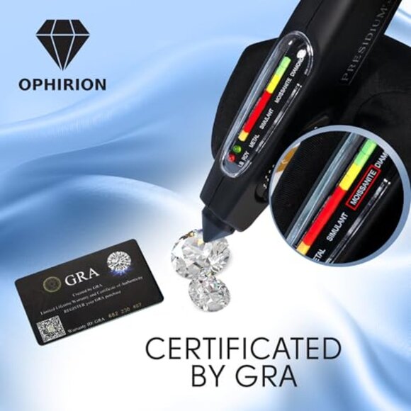 Moissanite Stud Earrings Sterling Silver White Gold Plated Hypoallergenic - Picture 6 of 8